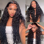 Alibonnie 5x5 Lace Closure Water Wave Wigs Wear And Go Human Hair Wig 180% Density - Alibonnie