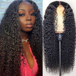 Alibonnie 5x8 Glueless Jerry Curly Wigs Pre Cut Lace Closure Wigs Pre Plucked & Bleached Knots - Alibonnie