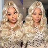 Alibonnie 613 Blonde 360 Transparent Lace Body Wave Wigs Human Hair Pre Plucked Hairline - Alibonnie