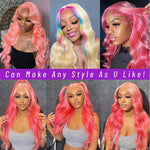 Alibonnie 613 Blonde Lace Front Wigs Body Wave Human Hair 13x6 Frontal Wigs Pre-plucked Hairline - Alibonnie