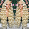 Alibonnie 613 Blonde Lace Front Wigs Body Wave Human Hair 13x6 Frontal Wigs Pre-plucked Hairline - Alibonnie