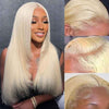 Alibonnie 613 Blonde Layered Cut Wigs 13x4 Transparent Front Lace Straight Wigs - Alibonnie