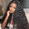 Alibonnie Best Grade 13X4 Transparent Lace Frontal Water Wave Hair With 3 Bundles - Alibonnie