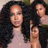 Alibonnie Best Quality Kinky Curly Lace Wig Invisible 5×5 HD Lace Closure Wig For Women 180% Density - Alibonnie