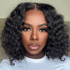 Alibonnie Deep Wave 4x4/13x4 Lace Closure Bob Wigs Short Human Hair Wigs 180% Density - Alibonnie