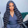 Alibonnie Deep Wave Lace Wigs 5x8 Transparent Lace Pre Cut Glueless Wigs Human Hair Online - Alibonnie