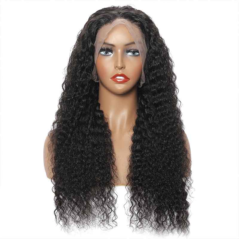Alibonnie Deep Wave Transparent Lace Wigs Human Hair 13x4 Transparent Lace Wigs - Alibonnie