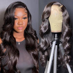 Alibonnie Double Drawn 15A Body Wave Lace Front Wig Transparent Lace 13x4 Wig With Baby Hair - Alibonnie