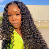 Alibonnie Flash Sale Deep Wave 4x4 Glueless Lace Closure Human Hair Wigs For Black Women - Alibonnie
