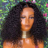 Alibonnie Flash Sale Kinky Curly 4x4 Lace Glueless Closure Wig Pre Plucked Human Hair - Alibonnie