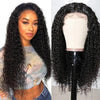 Alibonnie Flash Sale Kinky Curly 4x4 Lace Glueless Closure Wig Pre Plucked Human Hair - Alibonnie