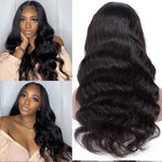 Alibonnie Flash Sale Pre Plucked Body Wave 4x4 Closure Wig 100% Brazilian Human Hair - Alibonnie