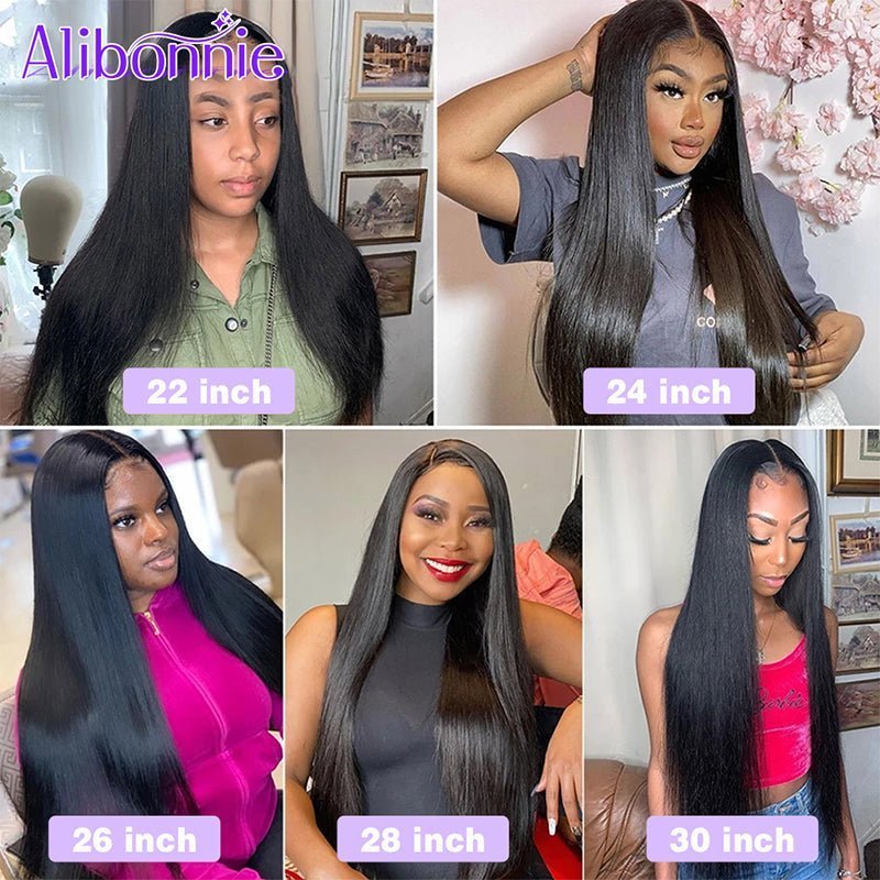 Alibonnie Flash Sale Straight 4x4 Closure Wigs For Black Women - Alibonnie