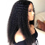 Alibonnie Full Lace Kinky Curly Wigs Transparent Lace Human Hair Wigs With Natural Hairline On Sale - Alibonnie