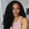 Alibonnie Full Lace Kinky Curly Wigs Transparent Lace Human Hair Wigs With Natural Hairline On Sale - Alibonnie