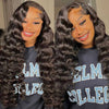 Alibonnie Full Lace Loose Wave Wigs Human Hair Wigs With Pre Plucked Hairline 180% Density - Alibonnie
