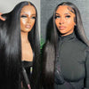 Alibonnie Glueless Closure Wigs 4x4 Brazilian Sraight Human Hair Wigs - Alibonnie
