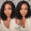 Alibonnie Glueless Pre Cut 4x4 Lace Closure Bob Wigs Human Hair Water Wave Wear Go Wigs - Alibonnie