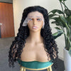 Alibonnie Glueless Water Wave Human Hair 5x8 Transparent Lace Closure Wigs With Pre Cut Lace - Alibonnie
