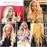 Alibonnie Hair 613 Blonde Color 3 Bundles Body Wave Human Hair Extension - Alibonnie