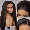 Alibonnie Hair Transparent 13x6 Lace Front Wig Yaki Straight Lace Wig Pre-Plucked Natural Hairline - Alibonnie