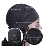 Alibonnie Human Hair Wigs Jerry Curly Headband Wigs Affordable Wigs Scarf Wig Glueless 14-24 inch For Black Women - Alibonnie