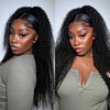 Alibonnie Kinky Curly 10x6 Parting Max Transparent Lace Glueless Human Hair Wig Pre Cut&Pre Bleached Lace Wig - Alibonnie