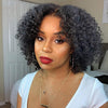 Alibonnie Kinky Curly Human Hair Bob Wigs Pre-Plucked 13x4 Lace Front Wigs Favorable Price - Alibonnie