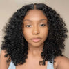 Alibonnie Kinky Curly Human Hair Bob Wigs Pre-Plucked 13x4 Lace Front Wigs Favorable Price - Alibonnie