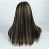 Alibonnie Layered Cut 1B/27 Highlights 13x4 Transparent Lace Straight Wig Human Hair Wigs With Pre Plucked - Alibonnie