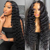 Alibonnie Loose Deep Wave 13x4 Transparent Lace Wigs 100% Vrigin Human Hair - Alibonnie