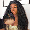 Alibonnie Natural 4C Edges Wigs Realistic Hairline Water Wave 360 Lace Wigs Human Hair - Alibonnie