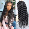 Alibonnie Natural-Looking Deep Wave Human Hair Wig 13x6 HD Lace FrontaL Wigs With Baby Hair 180% Density - Alibonnie