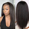 Alibonnie No Glue Wear And Go Kinky Straight 5X5 Pre Cut Lace Closure Wigs 180% Density - Alibonnie