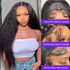 Alibonnie No Glue Wear And Go Kinky Straight 5X5 Pre Cut Lace Closure Wigs 180% Density - Alibonnie