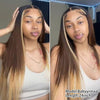 Alibonnie Ombre Blonde 13x4 Body Wave Wig Pre Plucked T1B/4/27 Three Tone Color Wig - Alibonnie