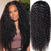 Alibonnie Pre-Cut 9x6 Lace Jerry Curly Wigs Wear Go Human Hair Wig Pre Plucked& Pre-Bleached - Alibonnie