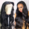 Alibonnie Pre-Plucked 13x6 HD Lace Frontal Wig Body Wave Human Hair Wigs Natural Color - Alibonnie