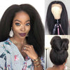 Alibonnie Pre-Plucked 13x6 HD Lace FrontaL Wigs With Baby Hair Kinky Straight Human Hair Wigs Online 180% Density - Alibonnie