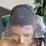 Alibonnie Ready To Wear 5x8 Transparent Lace Clousre Wigs Pre Cut No Glue Straight Human Hair Wigs - Alibonnie