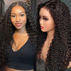 Alibonnie Realistic Deep Wave 360 Lace Front Wigs 4C Edges Curly Baby Hairline Wigs - Alibonnie