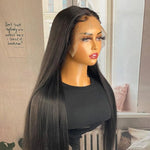 Alibonnie Straight 13x6 HD Lace Front Wig 250% Density Human Hair Wig With Baby Hair - Alibonnie