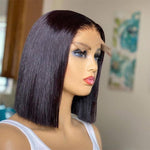 Alibonnie Straight Wear&Go Glueless Bob Wigs Beginner-Friendly Lace Closure Glueless Wig - Alibonnie