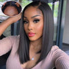 Alibonnie Straight Wear&Go Glueless Bob Wigs Beginner-Friendly Lace Closure Glueless Wig - Alibonnie