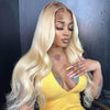 Alibonnie T4/613 Blonde Body Wave 13x4 Lace Front Wigs Ombre Brown Roots Human Hair Wigs - Alibonnie