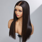 Alibonnie Transparent Lace 15A Grade Super Double Drawn Straight Human Hair 13x4 Lace Frontal Wig - Alibonnie