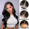 Alibonnie Transparent Lace 5x8 Closure Wigs Pre Cut No Glue Body Wave Human Hair 180% Density - Alibonnie