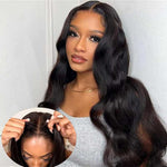 Alibonnie Wear And Go 10x6 Parting Max Body Wave Wig Pre Cut&Bleached Knot Transparent Lace Frontal Wigs - Alibonnie