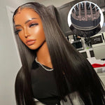 Alibonnie Wear Go Straight Wigs 5X5 Transparent Lace Pre Cut Glueless Wigs With Breathable Cap Beginner Friendly - Alibonnie