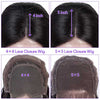Alibonnie Wet And Wavy Water Wave 4x4 Lace Closure Human Hair Wigs - Alibonnie